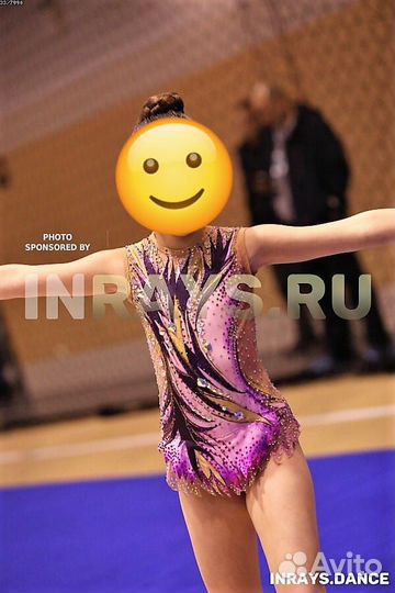 Купальник для художественной гимнастики 128-140 р