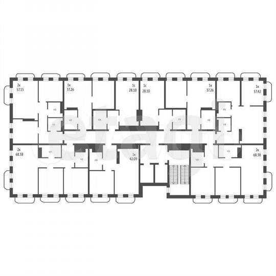 Квартира-студия, 28,1 м², 9/24 эт.