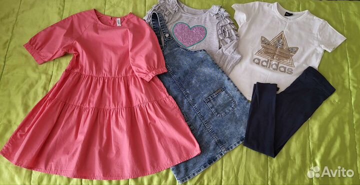 Детские вещи пакетом на девочку 128 см. б/у