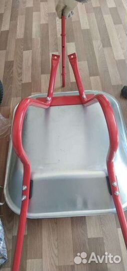 Тачка садовая двухколесная 120кг,85л,толщ.куз.0,6