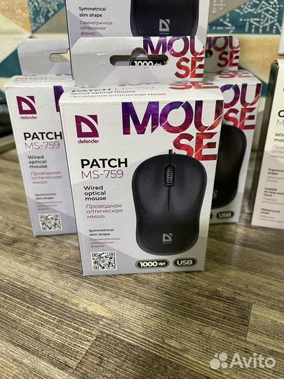 Мышь новая, Defender MB-270 и MS-759