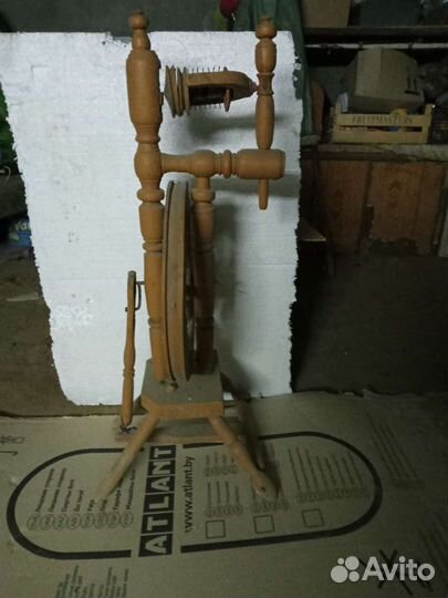 Прялка деревянная старинная