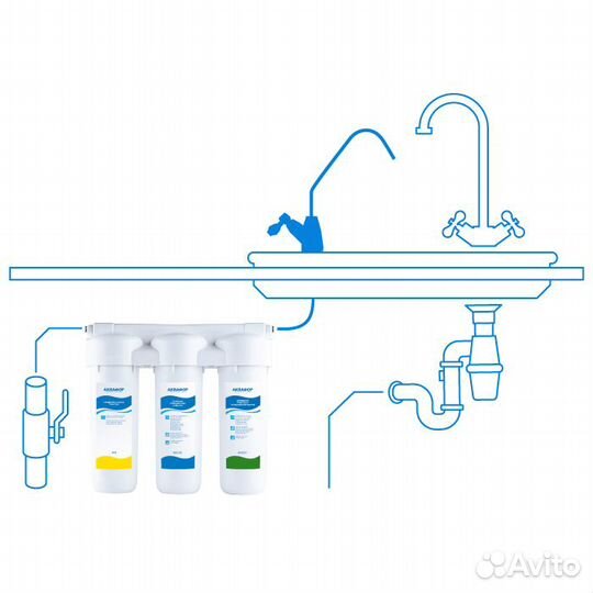 Фильтр для воды Аквафор Трио Норма