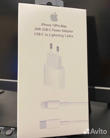 Блок питания apple 20w + шнур