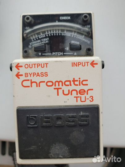 Гитарная педаль Boss chromatic tuner tu-3