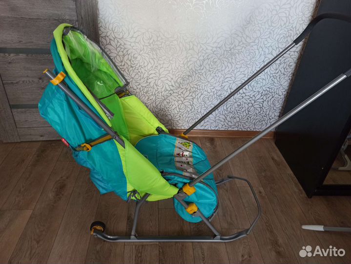 Детские санки коляска