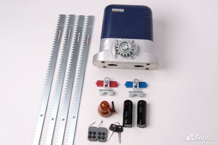 Привод для откатных ворот mersiii C-800, рейка,дат