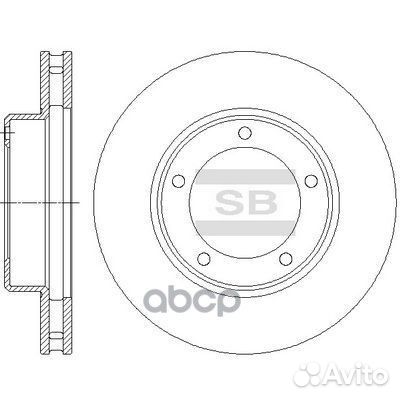 Диск тормозной toyota land cruiser J100 4.2D/4