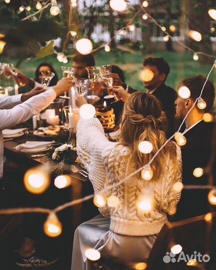 Аренда и монтаж ретро гирлянды