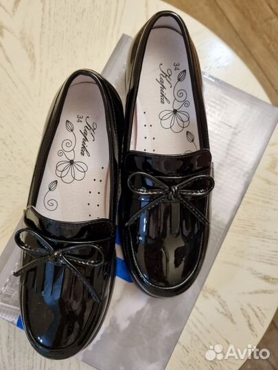 Лоферы натуральная кожа