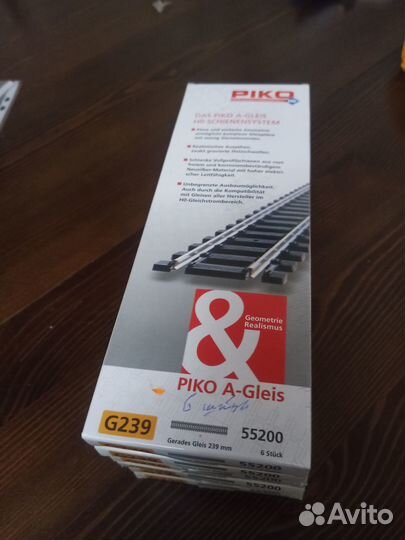 Рельсы piko прямые новые