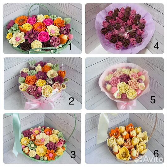 Шоколадные букеты, конфеты, наборы