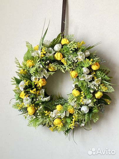 Весенний веночек 40 см