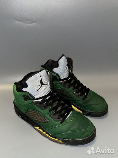 Кроссовки Air Jordan 5 Retro Apple Green оригинал