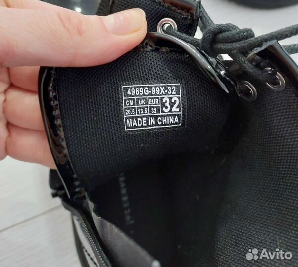 Ботинки для девочки 32 размер