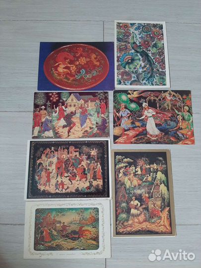 Советские открытки Палех