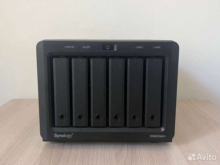 Сетевое хранилище synology на 6 дисков, 2тбх6