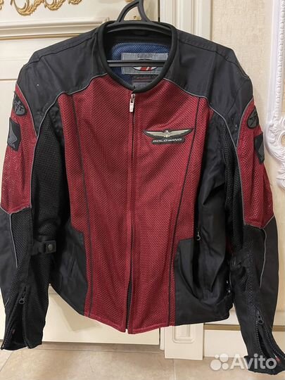 Мотокуртка летняя Хонда Голд вин