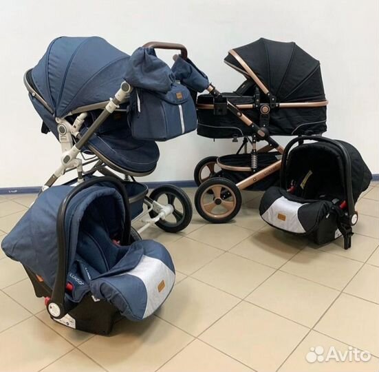 Новая Коляска Luxmom 518 3 в 1