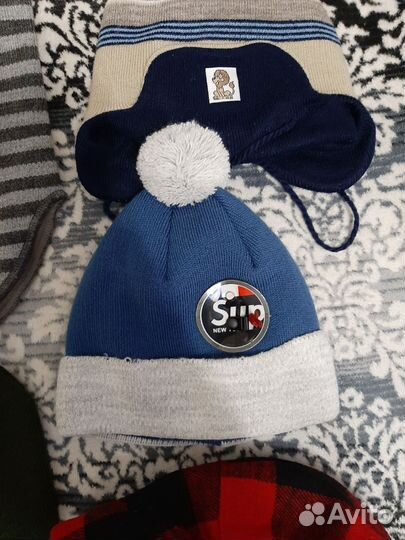 Шапки детские для мальчиков зимние и демисезонные