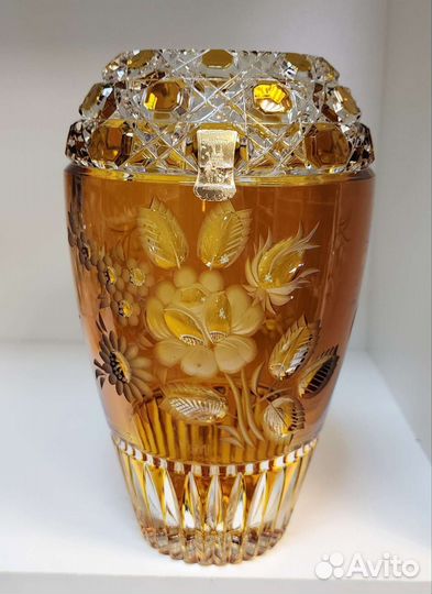 Ваза для цветов медовый Германия Echt Meissner