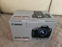 Зеркальный фотоаппарат canon eos 2000d kit