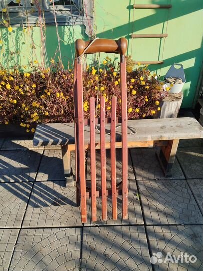 Санки деревянные