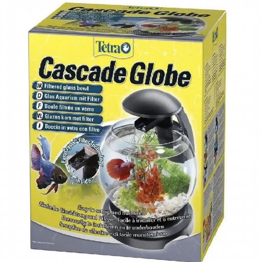 Круглый аквариум tetra cascade globe