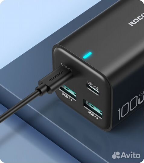 Зарядное устройство Rocoren GaN 100 Вт QC5.0 PD
