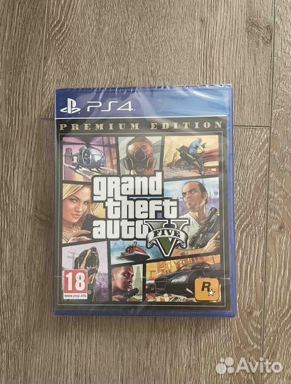 Gta 5 ps4 новый запечатанный