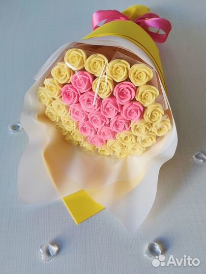 Розы из шоколада