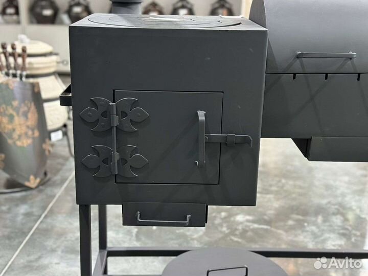 Мангал мкд 412 с крышкой Барбекю