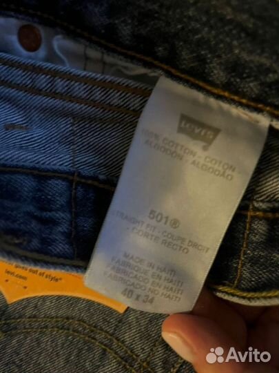 Levis 501 W40 L34 2008 год