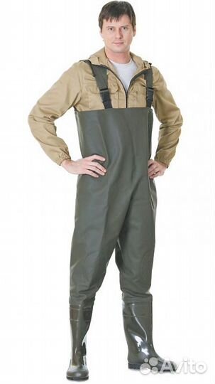 Полукомбинезон пвх рыбацкий. Забродники
