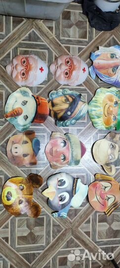 Новогодние маски СССР