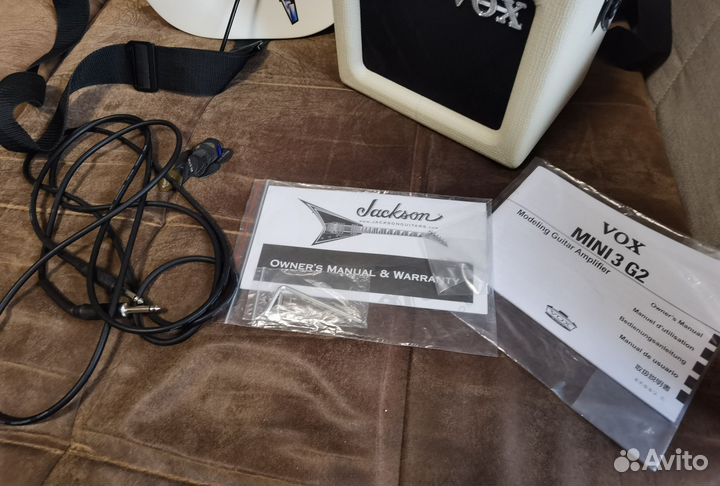 Электрогитара с комбиком бу