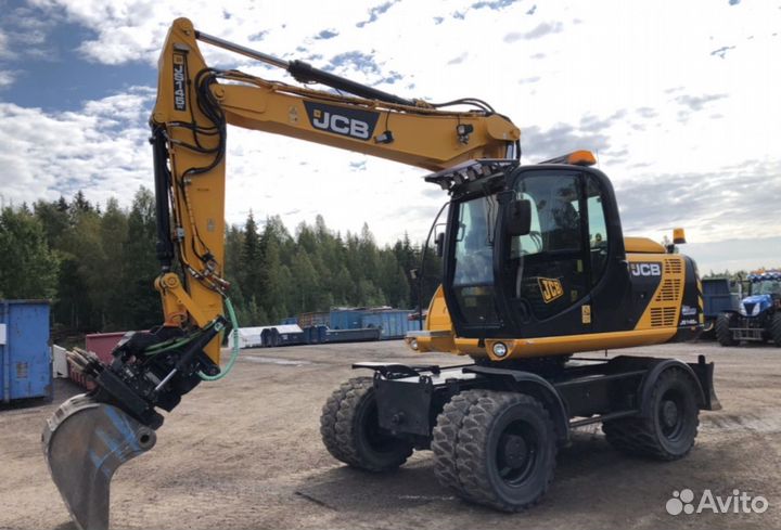 Колёсный экскаватор JCB JS 145W, 2014