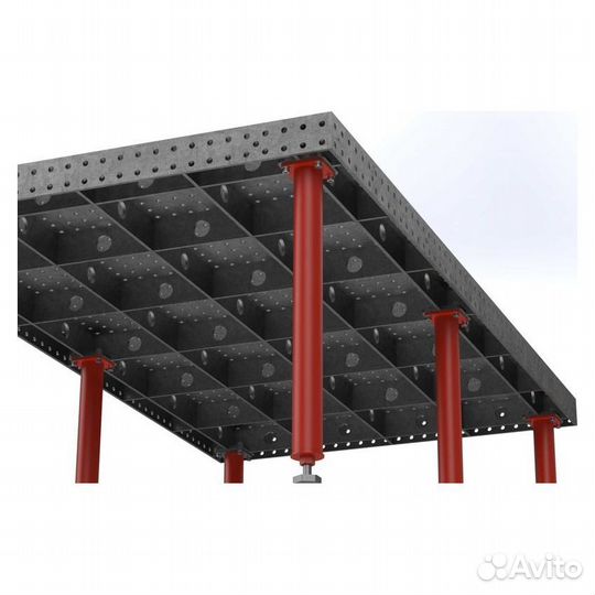 Keepler-stan 2000x600x100 8 мм Стол сварочный в сборе с ножками