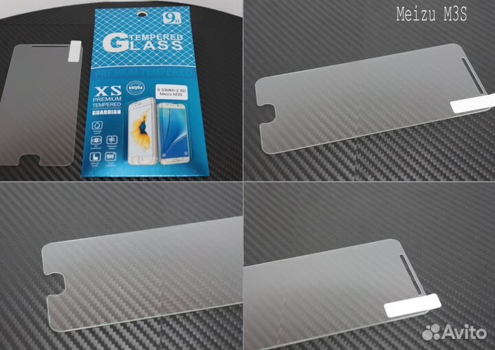 Meizu защитные стёкла (модели в описании)