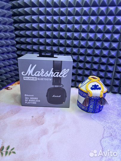 Наушники Marshall major 3 bluetooth (черный)