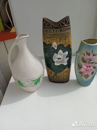 Сахарница, Заварник, Вазы СССР хрусталь, стекло