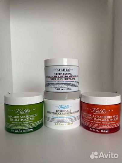 Маска для лица Kiehl’s rare earth pore/avocado