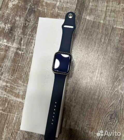 Apple watch S9 45mm silver/Blue M/L