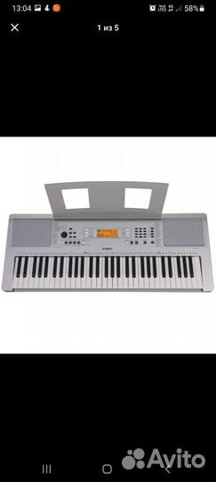 Цифровое пианино yamaha YPT 360