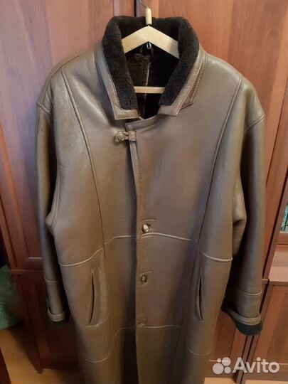 Кожаная дубленка мужская
