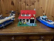 Lego City Creator вертолёт, дом, катер