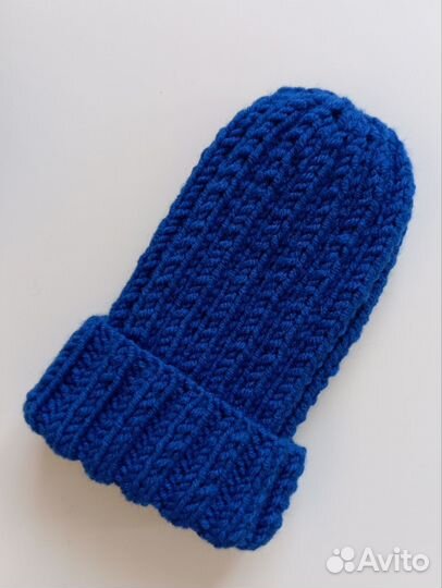 Шапка вязаная ручная работа