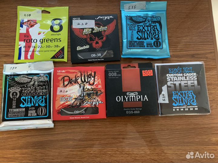 Гитарные струны на электро