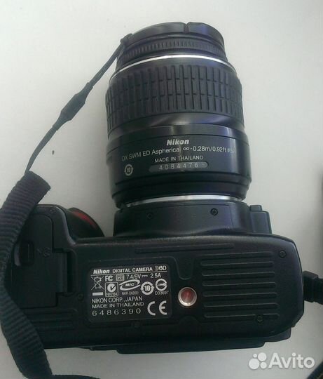 Фотоаппарат Nikon D60 KIT, в неисправном состоянии