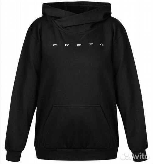 R8480AC664H, толстовка С капюшоном, черная XXL